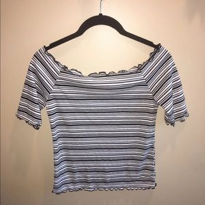 NWOT Off the Shoulder Crop Top
